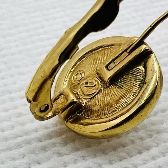 Vintage Swarovski Swan Set Signed Collar Necklace Earrings Bezel Crystals - Picture 4 of 7